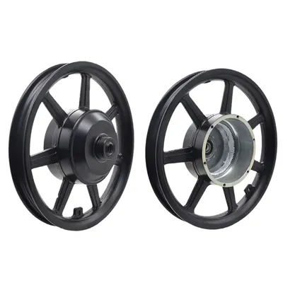 E-bike Aluminum Alloy Onepiece Wheel Ebike 36T Alloy Wheels With Toothed For Motor Electric Vehicle Rear Wheel Accessories