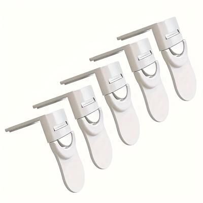 TEMU 5pcs Safe Locks, No Drilling, Non-electric, Battery-free, With No Battery Required, For Cabinets, Drawers, Toilets, Refrigerators, Door, Oven, Kitchen Cupboard, Appliance, And Trash Can