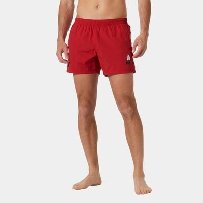 Helly Hansen Men's Cascais Quick-Dry Swimming Trunks Red S