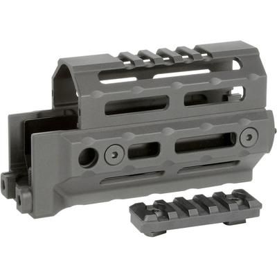 Midwest Industries AK Alpha Series Krink M-LOK Handguard 4.6in Black MI-AK-ALPHA-BKM
