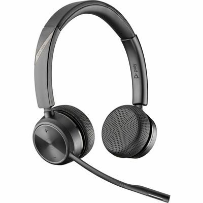 Poly Savi 7220 Office Binaural Wireless Headset, Black (HEW7W6D5AA)