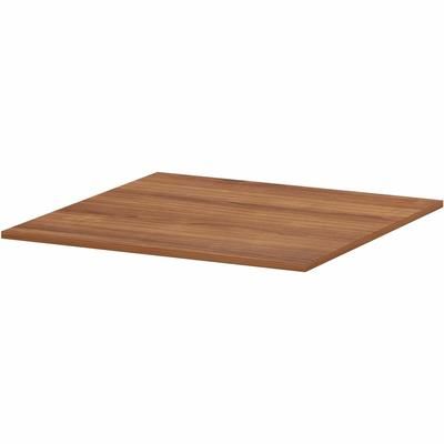 Lorell Essentials Modular Conference Tables, 1" x 47"47", Band Edge, Walnut Table Top (LLR16342)
