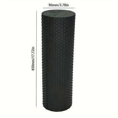 TEMU 1pc Premium Eva Foam Roller - Textured Surface For , | Ideal For Yoga, Pilates & Fitness | In Purple, Blue, Black, Workout Accessories