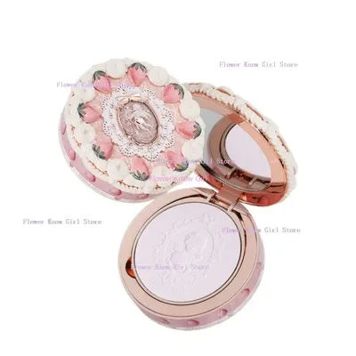Flower knows Strawberry Cupid series Pressed Powder Matte Soft Focus Oil Control Holding Powder