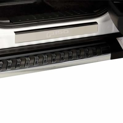 Putco Door Sill Protector Stainless Steel Chrome, Lifetime limited warranty 95128FD