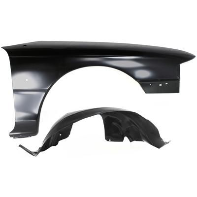 Replacement Fender Steel Primed, Front, Passenger Side, 1-year unlimited-mileage warranty KIT-080817-154