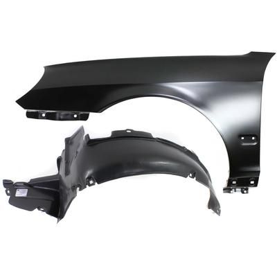 Replacement Fender Steel Primed, Front, Driver Side, 1-year unlimited-mileage warranty KIT-080817-178