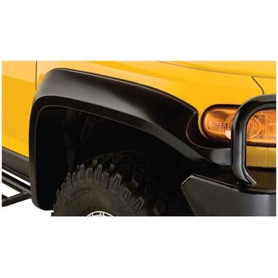 Bushwacker Fender Flares Plastic Black Extend-A-Fender Series, Front & Rear, Driver Passenger Side, Lifetime limited warranty 31924-02