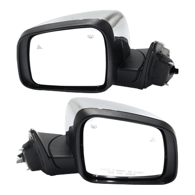 Kool Vue Mirror Chrome, Driver and Passenger Side, 1-year limited warranty SET-JP07CR-S