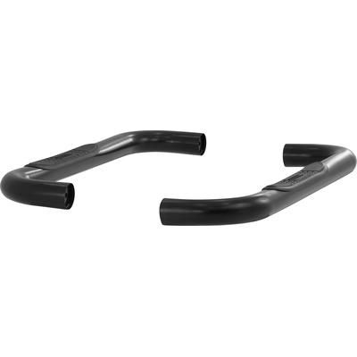Aries Nerf Bars Stainless Steel Powdercoated Black 3in Side Series, Lifetime limited warranty with 3-year on finish 204017
