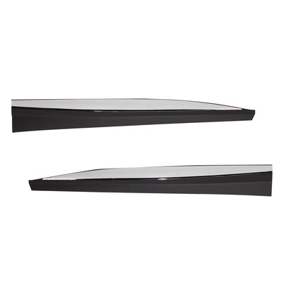 Replacement Door Molding & Beltlines Textured Black, Front, Driver Passenger Side, 1-year unlimited-mileage warranty SET-RN46170009