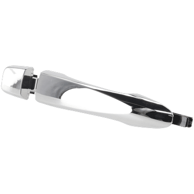 Replacement Exterior Door Handle Plastic Chrome, Rear, Driver or Passenger Side, 1-year unlimited-mileage warranty RN46250009K