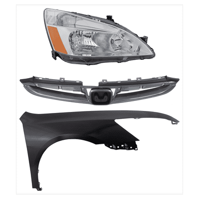 Replacement Fender Steel Primed, Front, Passenger Side, 1-year unlimited-mileage warranty KIT-030323-12301