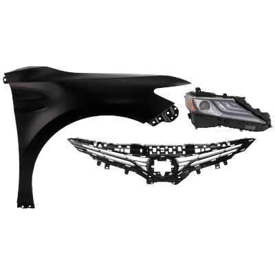 Replacement Fender Steel Primed, Front, Passenger Side, 1-year unlimited-mileage warranty KIT-031323-13401