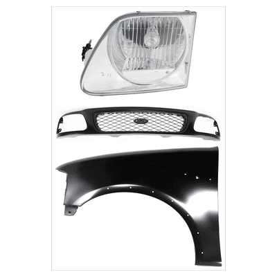 Replacement Grille Assembly Plastic Paintable Grille, 1-year unlimited-mileage warranty KIT-022423-83502