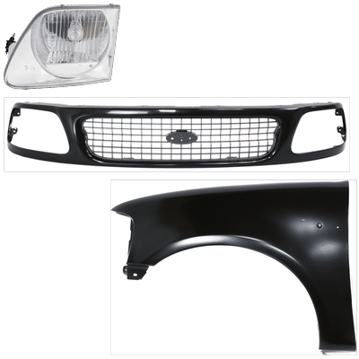 Replacement Fender Steel Primed, Front, Driver Side, 1-year unlimited-mileage warranty KIT-022423-85002