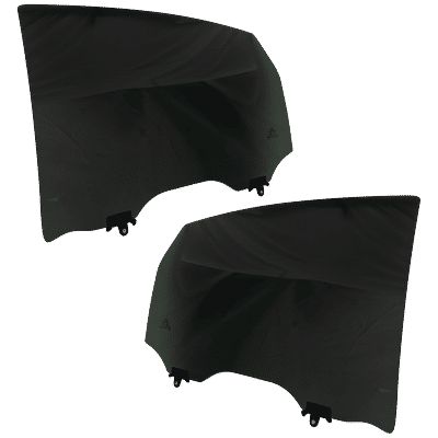 Replacement Door Glass, Rear, Driver & Passenger Side, 1-year unlimited-mileage warranty SET-RI48130007