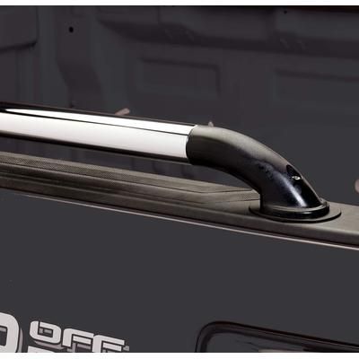 Putco Bed Rails Stainless Steel Black and Silver, 79894