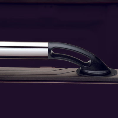 Putco Bed Rails Stainless Steel Black and Silver, 99892
