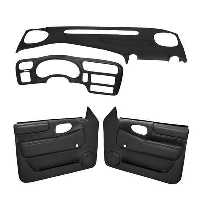 Coverlay Interior Restoration Kit ABS Plastic Black Dash Cap, Instrument Panel Cover, Lifetime limited warranty 18-647C47N-BLK