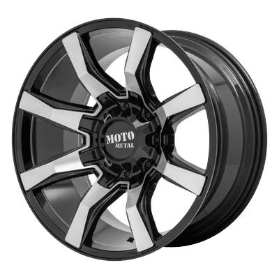 Moto Metal Wheel Aluminum Black, Lifetime Limited Warranty on Structure; 1 Year Finish MO80421080518N