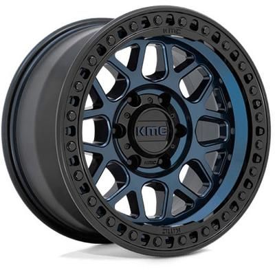KMC Wheel Aluminum Midnight Blue, Lifetime Limited Warranty on Structure; 1 Year Finish KM54979068900