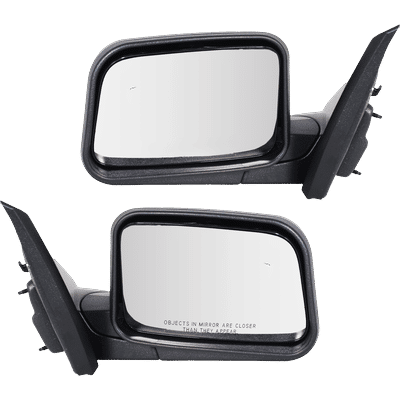JC Whitney Mirror Textured Black, Driver & Passenger Side, 1-year limited warranty SET-JFD155ER