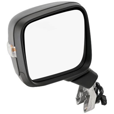 JC Whitney Mirror Textured Black, Driver Side, 1-year limited warranty JJP16EL-S