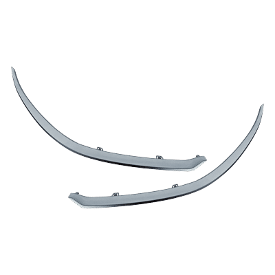 Replacement Bumper Trim, Front, Driver & Passenger Side, 1-year unlimited-mileage warranty SET-RK01590017Q