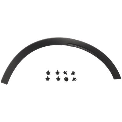 Replacement Fender Flares Plastic Textured Black, Front, Passenger Side, 1-year unlimited-mileage warranty RS22130005