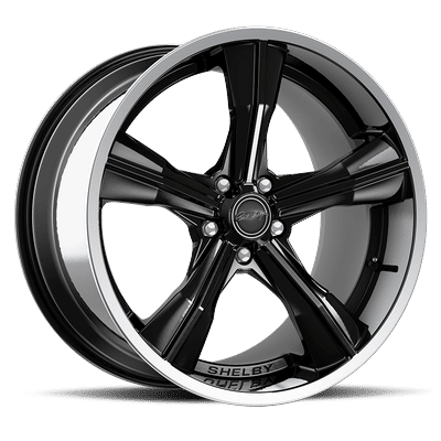 Carroll Shelby Wheels Wheel Aluminum Black, 1 Year Limited Warranty CS11-211555-B