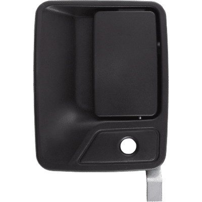 Replacement Exterior Door Handle Plastic Textured Black, Front, Driver Side, 1-year unlimited-mileage warranty F462132