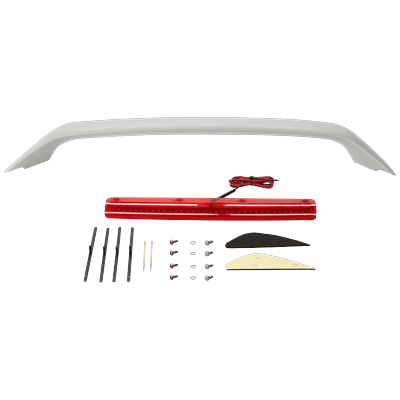Replacement Spoiler Plastic Primed, Rear, 1-year unlimited-mileage warranty H611131