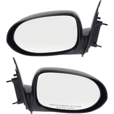Kool Vue Mirror Textured Black, Driver & Passenger Side, 1-year limited warranty SET-DG50R