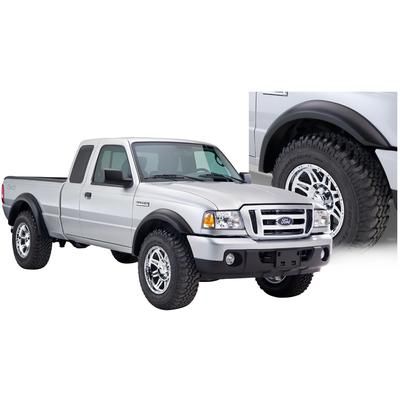 Bushwacker Fender Flares Plastic Black Extend-A-Fender Series, Front & Rear, Driver Passenger Side, Lifetime limited warranty 21910-01