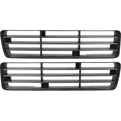 Replacement Grille Assembly Plastic Painted Black Insert, 1-year unlimited-mileage warranty SET-9310
