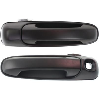 Replacement Exterior Door Handle Smooth Black, Front, Driver & Passenger Side, 1-year unlimited-mileage warranty SET-ARBD462127