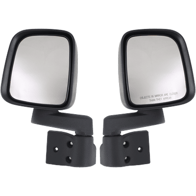Kool Vue Mirror Textured Black, Driver & Passenger Side, 1-year limited warranty SET-JP28R