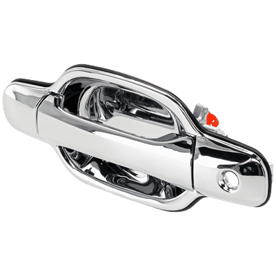 Replacement Exterior Door Handle Chrome, Front, Passenger Side, 1-year unlimited-mileage warranty REPC462171C