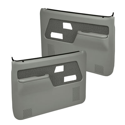 Coverlay Door Trim Panel Medium Gray Replacement Series, Front, Driver & Passenger Side, Lifetime limited warranty 12-55F-MGR