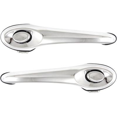 Replacement Exterior Door Handle Chrome, Front, Driver & Passenger Side, 1-year unlimited-mileage warranty SET-ARBC462111C