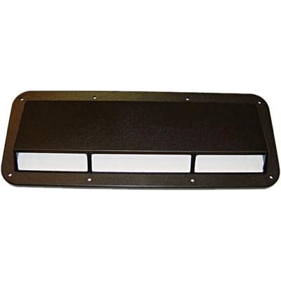 Rugged Ridge Hood Scoop Thermoplastic Black, 5-year limited warranty 13307.01