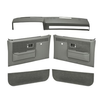 Coverlay Interior Restoration Kit ABS Plastic Medium Gray Dash Cap, Door Panel, Kick Lifetime limited warranty 18-601CN-MGR