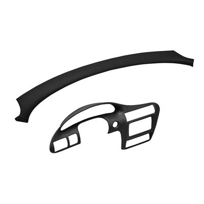Coverlay Interior Restoration Kit ABS Plastic Black Dash Cap, Instrument Panel Cover, Lifetime limited warranty 18-725VC27-BLK