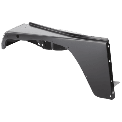 Replacement Fender Steel Primed, Front, Driver Side, 1-year unlimited-mileage warranty 5092