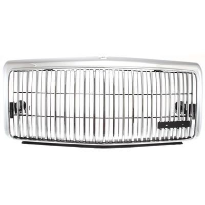 Replacement Grille Assembly Plastic Chrome Grille, 1-year unlimited-mileage warranty 8077