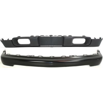 Replacement Bumper Steel Painted Black, Front, 1-year unlimited-mileage warranty KIT-30215-12