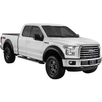 Bushwacker Fender Flares Plastic Black Extend-A-Fender Series, Front & Rear, Driver Passenger Side, Lifetime limited warranty 20936-02