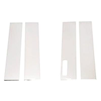 Putco Pillar Trim Stainless Steel Polished, Driver & Passenger Side, Lifetime limited warranty 402672