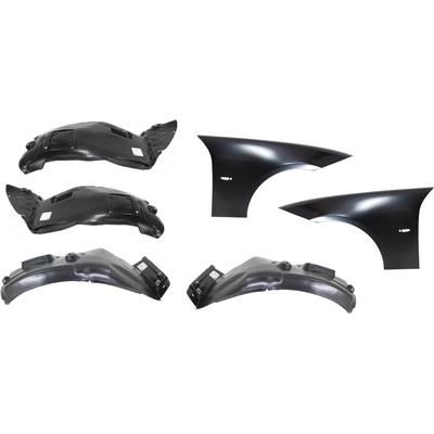 Replacement Fender Steel Primed, Front, Driver & Passenger Side, 1-year unlimited-mileage warranty KIT-70815-03